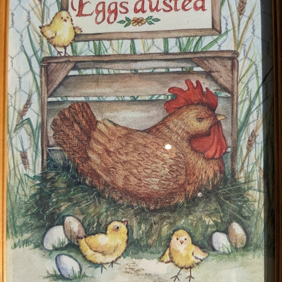 Figi Graphics Chicken Print Leave Mom Alone She's Eggsausted EUC & Fun - Picture 6 of 7